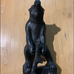 Bronze bear door knocker